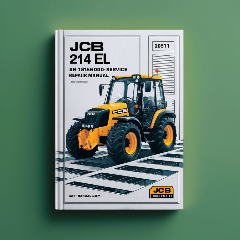 Manual de reparación y servicio del taller JCB 214 E LL SN 1616000-1625999