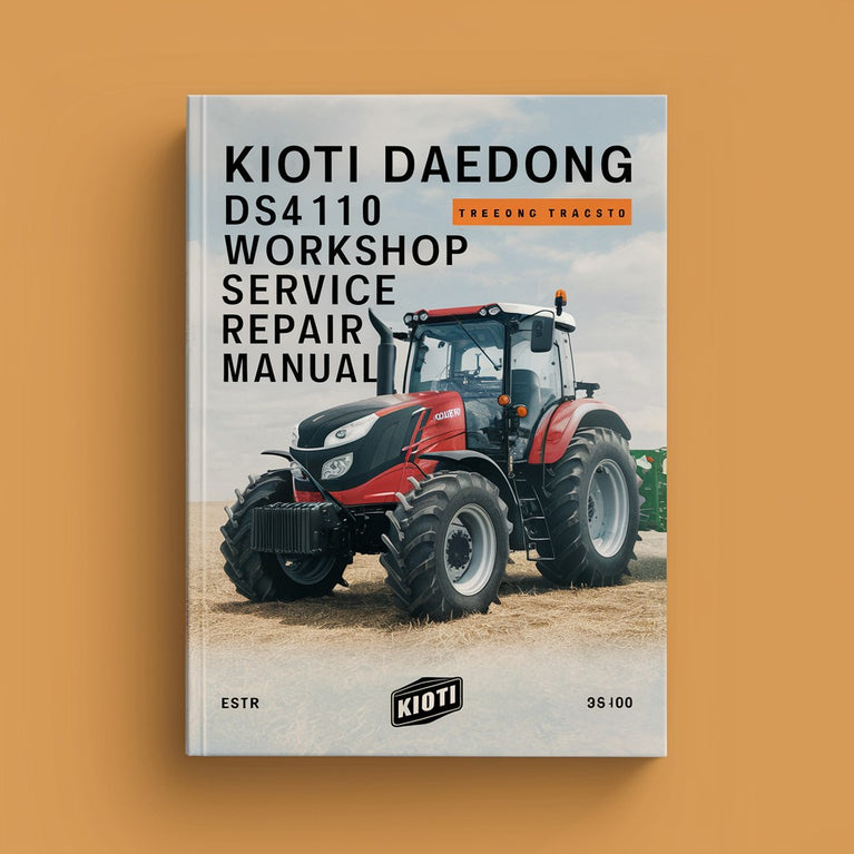 KIOTI DAEDONG DS4110 DS4510 Tractor Workshop Service Manual PDF Download