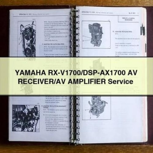 Manuel de réparation et d'entretien du récepteur/amplificateur AV Yamaha RX-V1700/DSP-AX1700