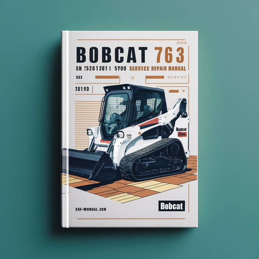 Manual de servicio y reparación BOBCAT 763 SN 512612001-512619999