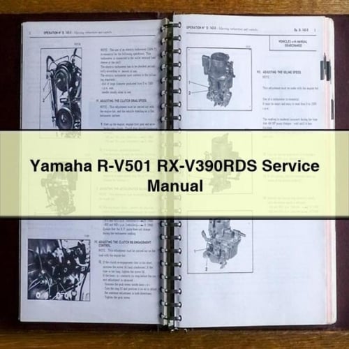 Téléchargement PDF du manuel d'entretien du Yamaha R-V501 RX-V390RDS