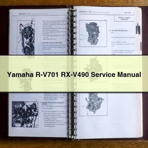 Téléchargement PDF du manuel d'entretien du Yamaha R-V701 RX-V490