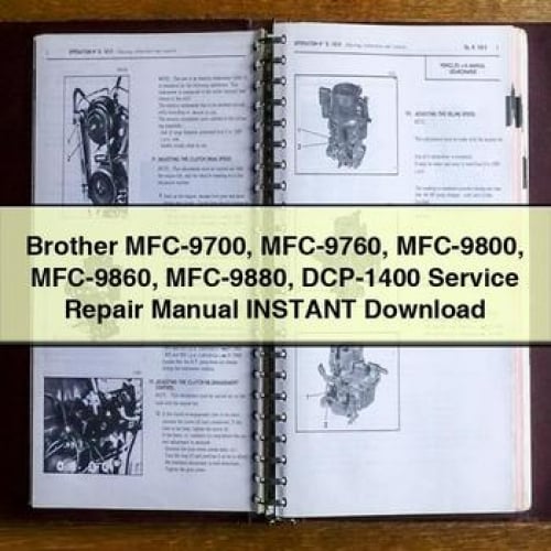 Brother MFC-9700 MFC-9760 MFC-9800 MFC-9860 MFC-9880 DCP-1400 Service Repair Manual Instant Download PDF