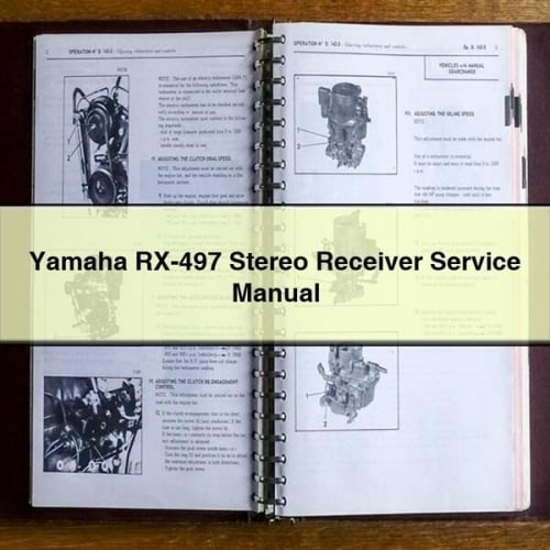 Téléchargement PDF du manuel d'entretien du récepteur stéréo Yamaha RX-497