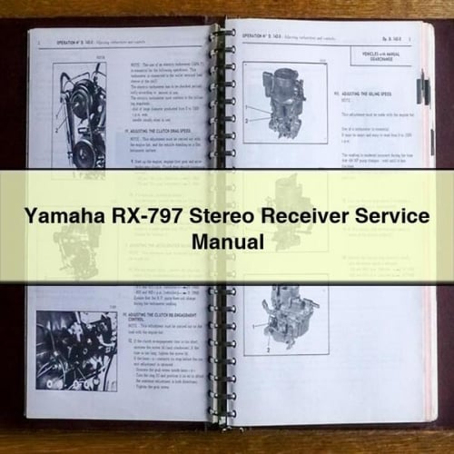 Manuel d'entretien du récepteur stéréo Yamaha RX-797 Télécharger le PDF