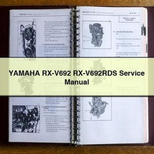 Manuel d'entretien Yamaha RX-V692 RX-V692RDS Télécharger PDF