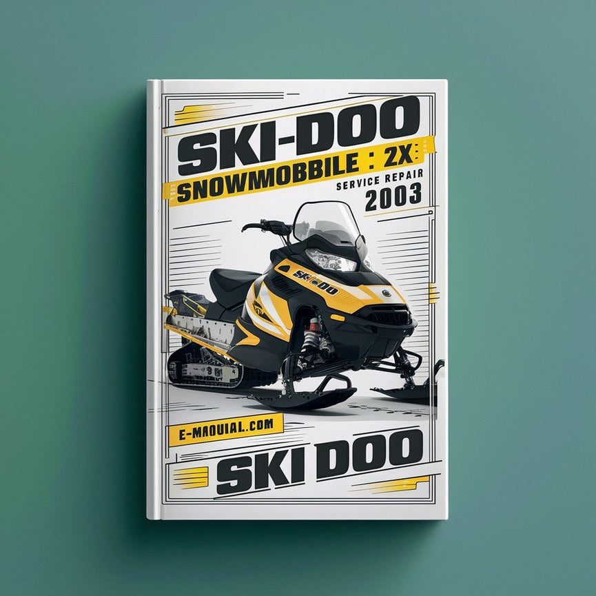 Manuel d'entretien et de réparation de motoneiges Ski-Doo ZX 2003 Téléchargement PDF Ski Doo