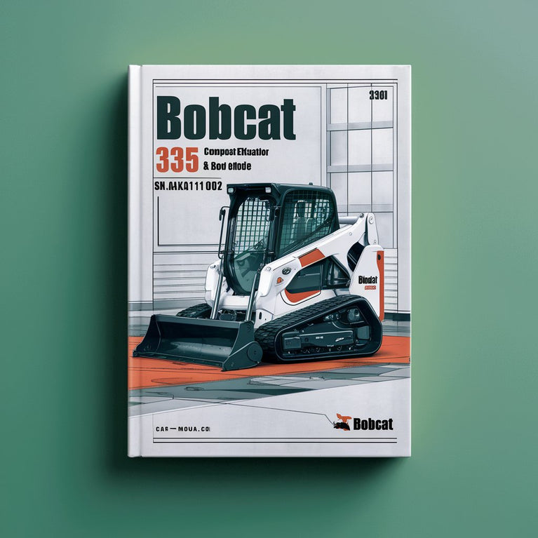 Manual de servicio y reparación de excavadoras compactas BOBCAT 335 SN A9KA11001 y superiores