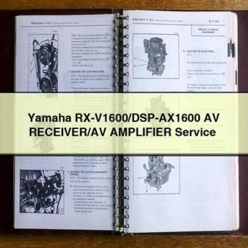 Yamaha RX-V1600/DSP-AX1600 AV RECEIVER/AV AMPLIFIER Service Repair Manual