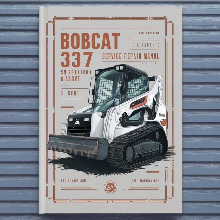 Manuel de réparation et d'entretien de l'excavatrice BOBCAT 337 SN 234611001 et supérieur (série G)