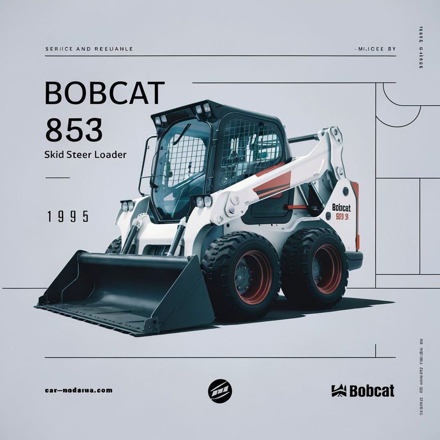 Manual de servicio y reparación de la minicargadora BOBCAT 853 (EDICIÓN 1995)