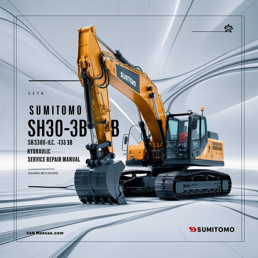 Manual de servicio y reparación de excavadoras hidráulicas Sumitomo SH330-3B SH330LC-3B SH350HD-3B