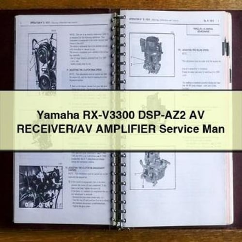 Yamaha RX-V3300 DSP-AZ2 AV RECEIVER/AV AMPLIFIER Service Man