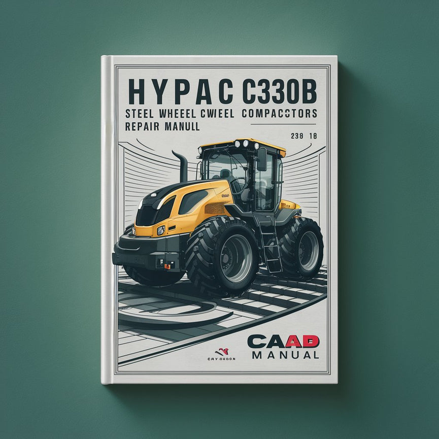 Manual de servicio y reparación de compactadores de ruedas de acero Hypac C330B