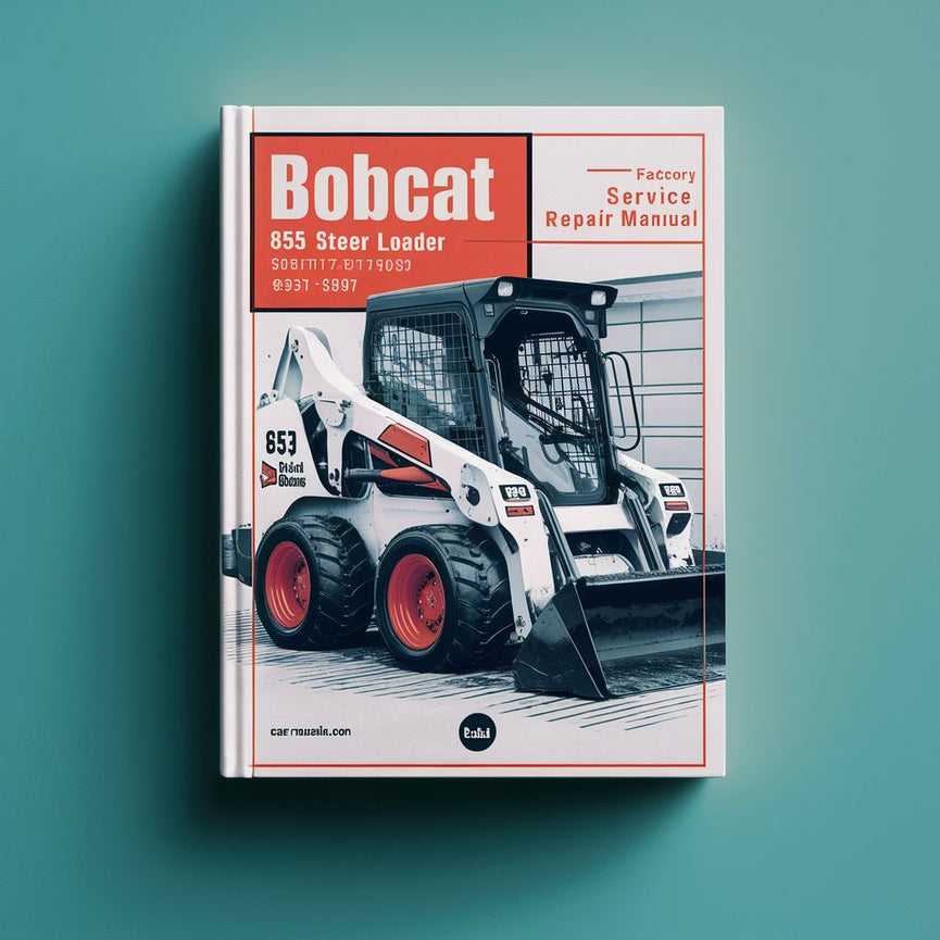 Manual de reparación y servicio de fábrica de la minicargadora BOBCAT 853 SN 509711001-509717999 (EDICIÓN 1999)