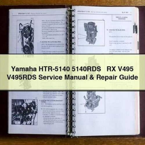 Yamaha HTR-5140 5140RDS + RX V495 V495RDS Service Manual & Repair Guide PDF Download