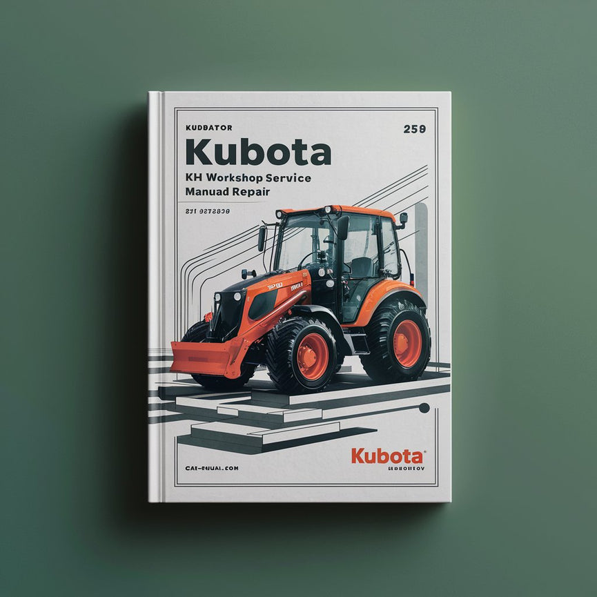 Manual de servicio y reparación del taller de la excavadora Kubota KH 151