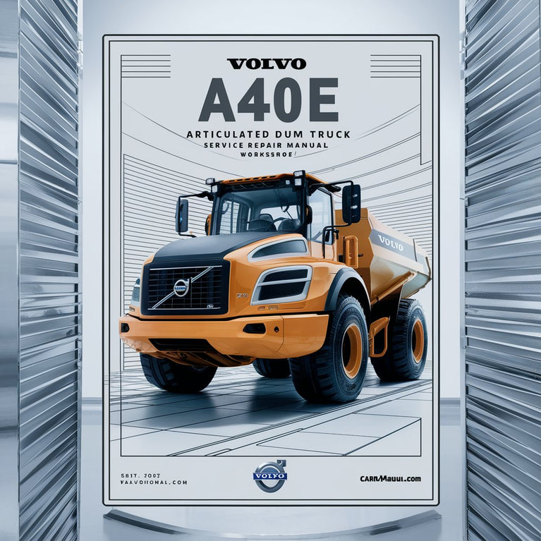 Manual de taller y reparación del camión volquete articulado Volvo A40E