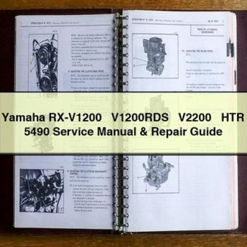 Yamaha RX-V1200 + V1200RDS + V2200 + HTR 5490 Service Manual & Repair Guide PDF Download