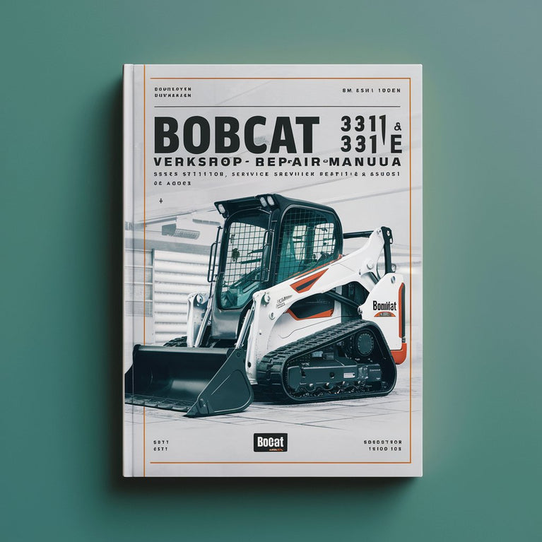 Manual de reparación y servicio del taller de excavadoras Bobcat 331, 331E y 334 (331: N.º de serie AACS11001 y superiores, N.º de serie A9K511001 y superiores, 331E: N.º de serie A9K911001 y superiores, 334: N.º de serie A9K711001 y superiores)