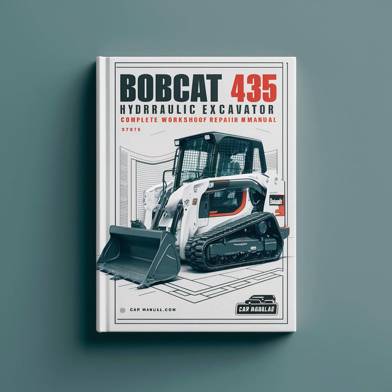 Manual completo de reparación y servicio del taller de la excavadora hidráulica Bobcat 435