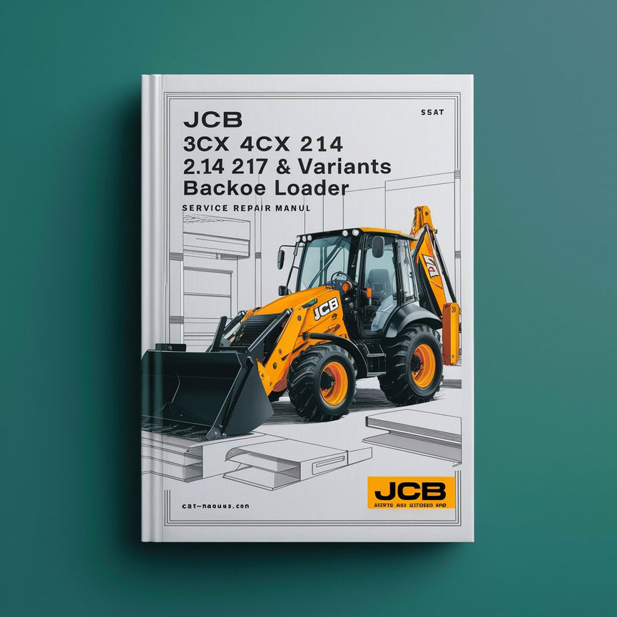 Manual de servicio y reparación de retroexcavadoras JCB 3CX 4CX 214E 214 215 217 y variantes