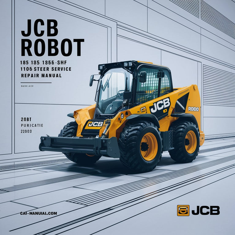 Manuel de réparation et d'entretien de la chargeuse compacte JCB Robot 185 185HF 1105 1105HF