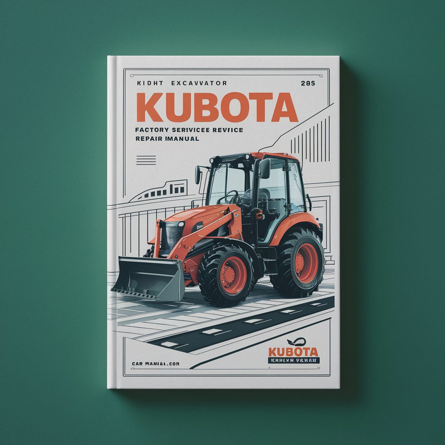 Manual de reparación y servicio de fábrica de la excavadora Kubota KH 66