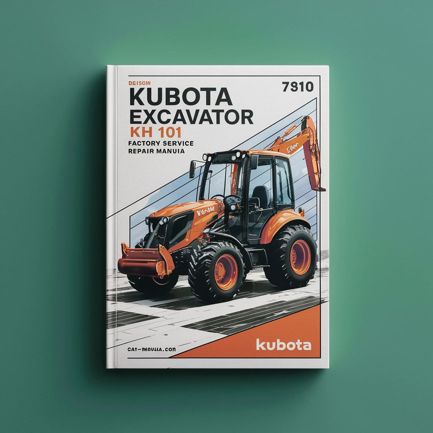 Manual de reparación y servicio de fábrica de la excavadora Kubota KH 101