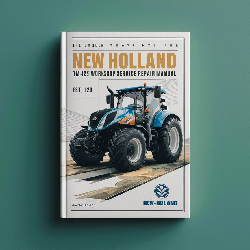 Manuel de réparation et d'entretien du tracteur New Holland TM125