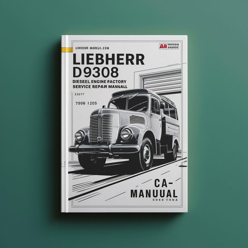Liebherr D9308 Diesel Engine Factory Service Repair Manual PDF Download