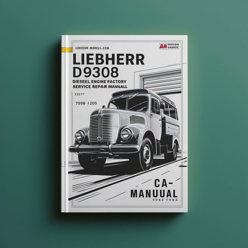 Liebherr D9308 Diesel Engine Factory Service Repair Manual