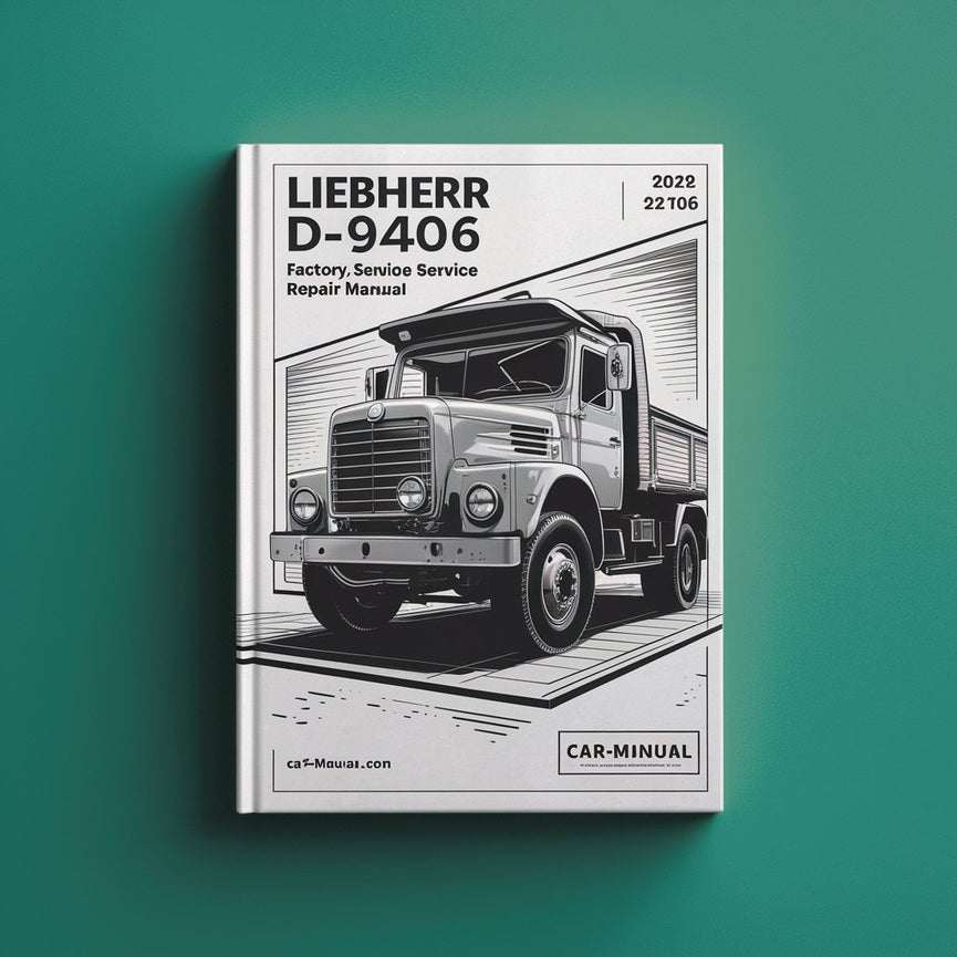 Manual de servicio y reparación de fábrica del motor diésel Liebherr D9406