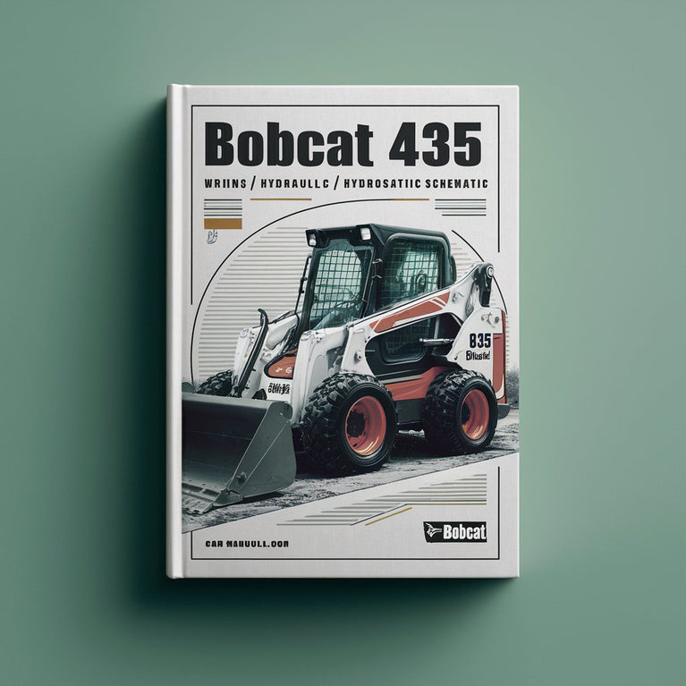 Esquema eléctrico, hidráulico e hidrostático de la excavadora Bobcat 435