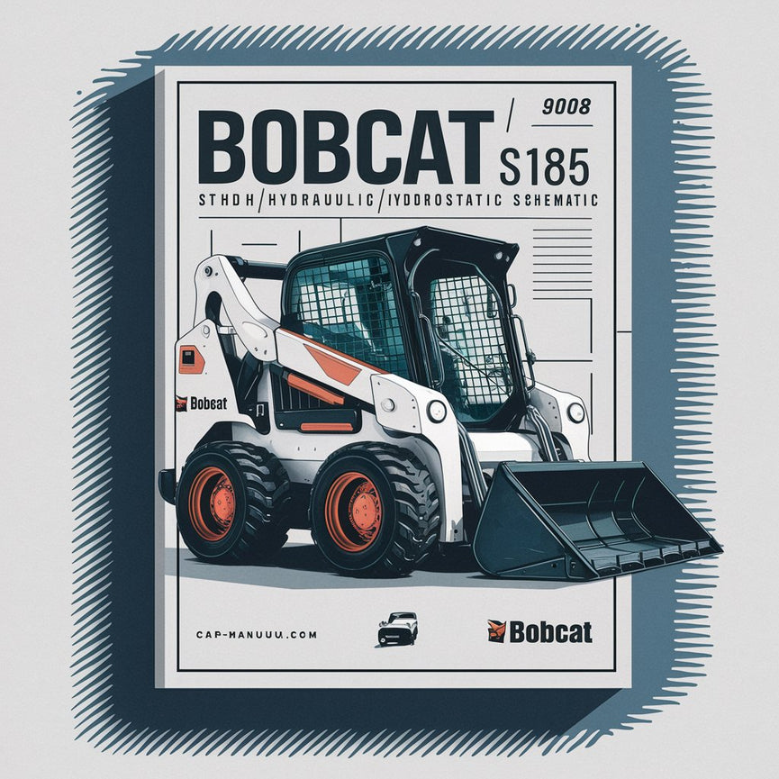 Bobcat S185 Skid Steer Loader Wiring/Hydraulic/Hydrostatic Schematic