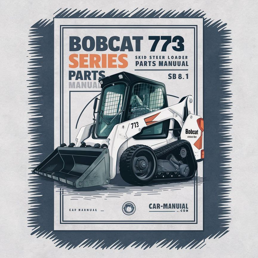 BOBCAT 773 G Series SKID Steer Loader Parts Manual SN 518111004 & Above