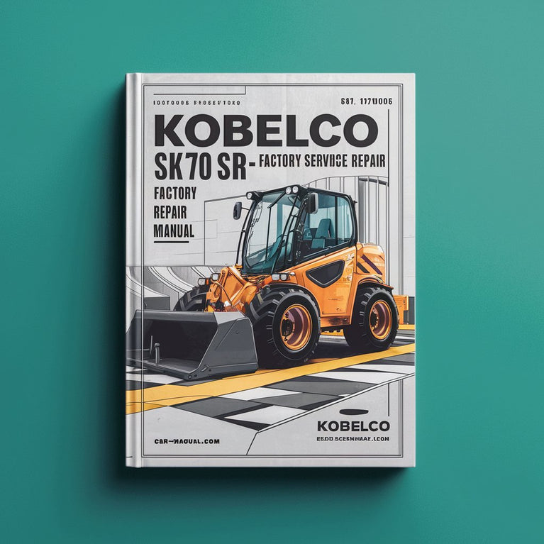 Manual de reparación y servicio de fábrica de Kobelco SK70SR-1E