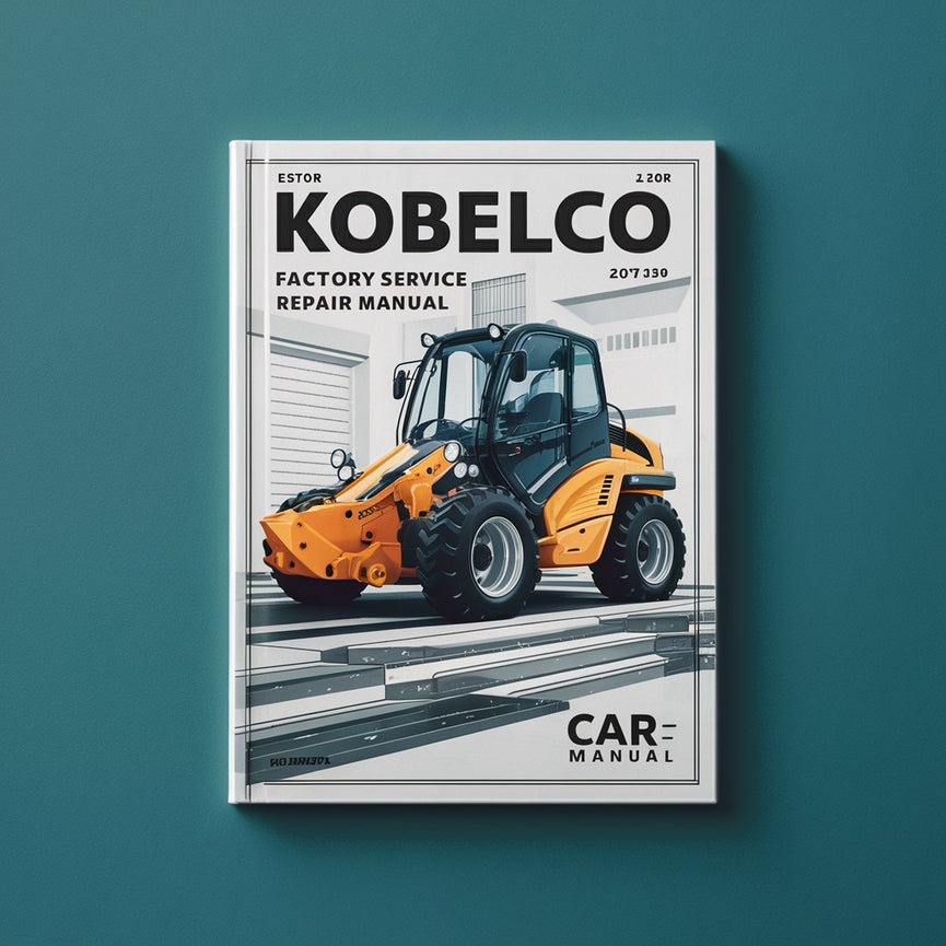 Manual de reparación y servicio de fábrica de Kobelco SK70SR-1ES