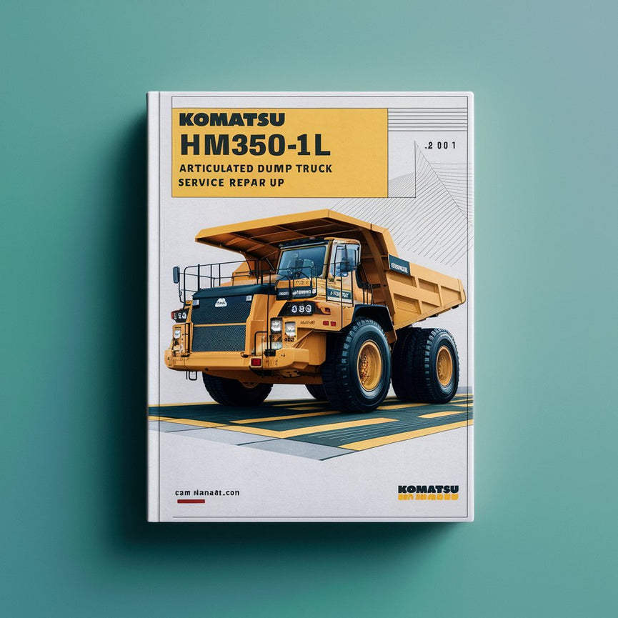 Manual de servicio y reparación del camión volquete articulado Komatsu HM350-1L (número de serie: A10001 y superiores)