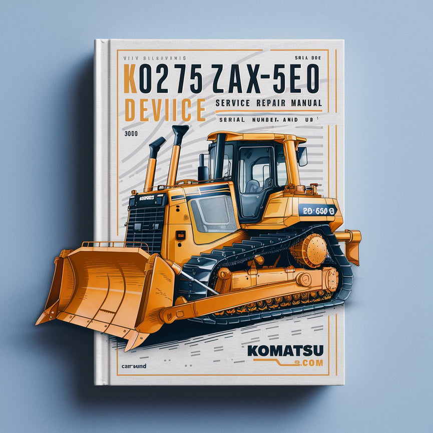 Manuel de réparation et d'entretien du bulldozer Komatsu D275AX-5E0 (numéro de série : 30001 et plus)