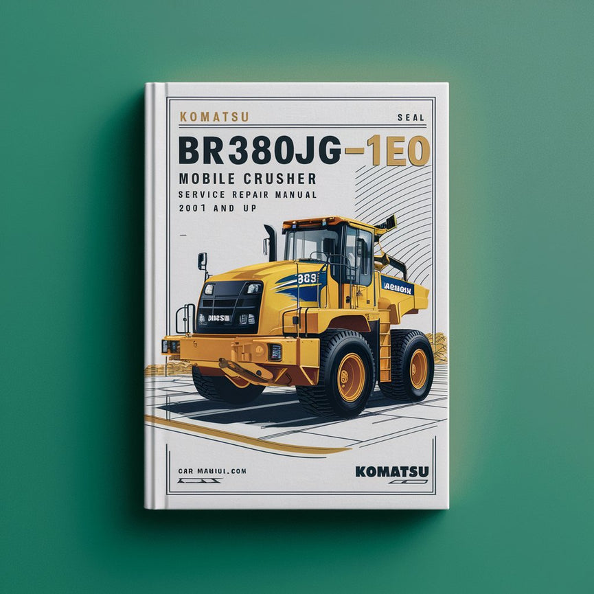 Manual de servicio y reparación de la trituradora móvil Komatsu BR380JG-1E0 (número de serie: 2001 y posteriores)