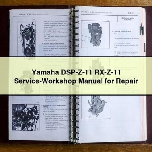 Manuel d'atelier et de service pour réparation Yamaha DSP-Z-11 RX-Z-11 Télécharger PDF