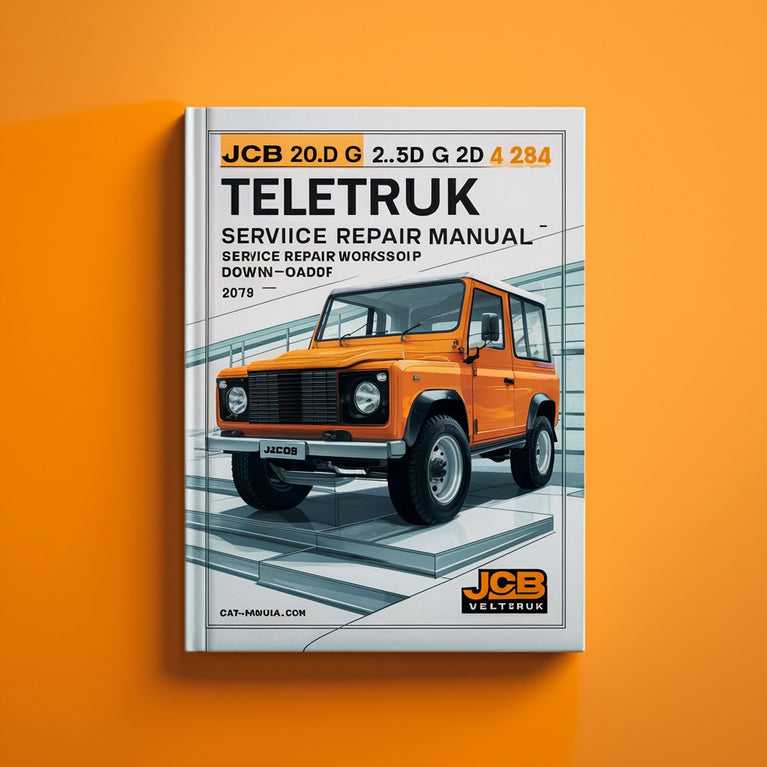 Manual de taller y reparación de Teletruk Jcb 2.0d G 2.5d G 3.0d G 3.0d 4x4 3.5d 4x4