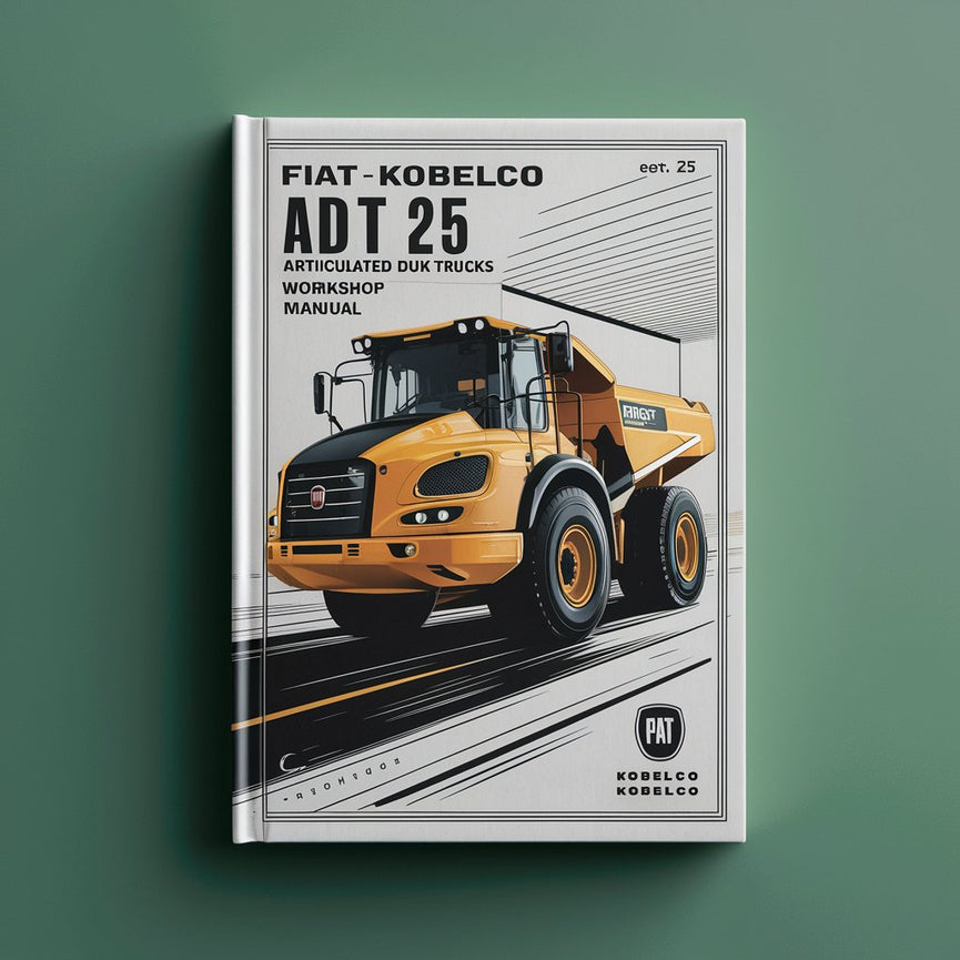 Manual de taller de camiones articulados Fiat Kobelco ADT 25