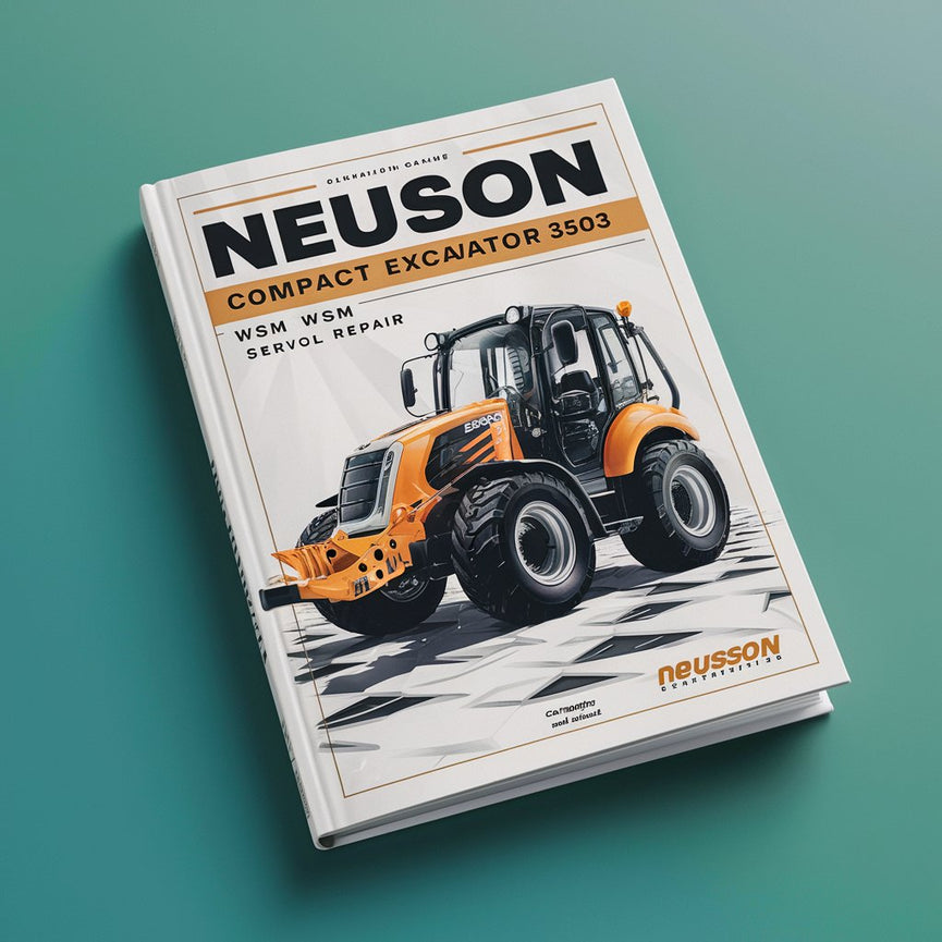 Neuson Compact Excavator 3503 WSM Service Manual Repair