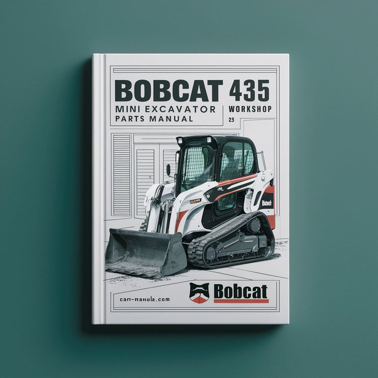 Manual de piezas de taller de la miniexcavadora Bobcat 435