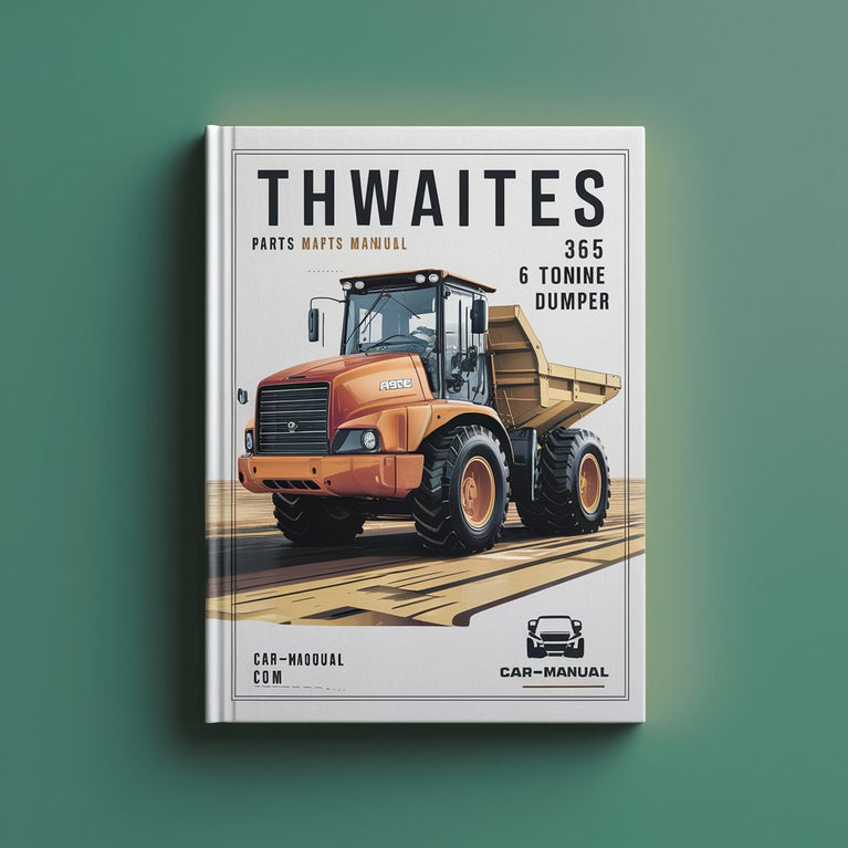 Manual de piezas del dumper Thwaites 365 de 6 toneladas