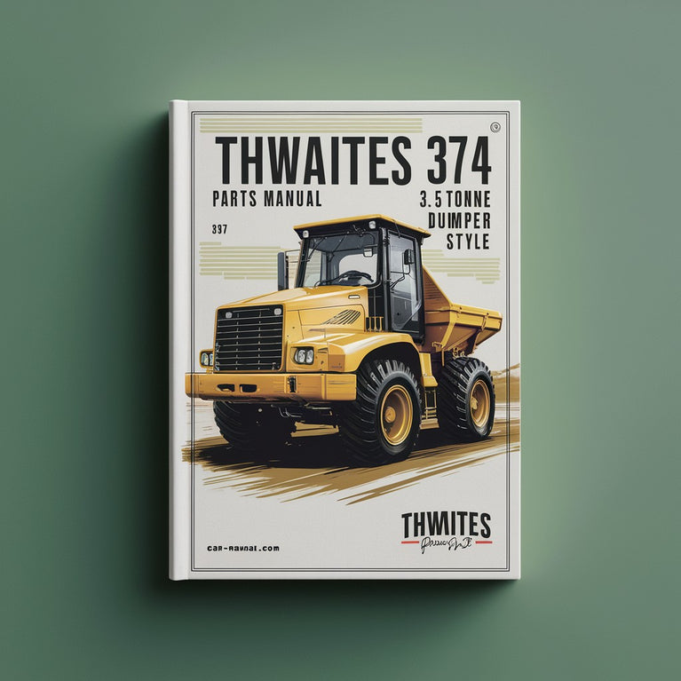 Manual de piezas del dumper Thwaites 374 de 3,5 toneladas