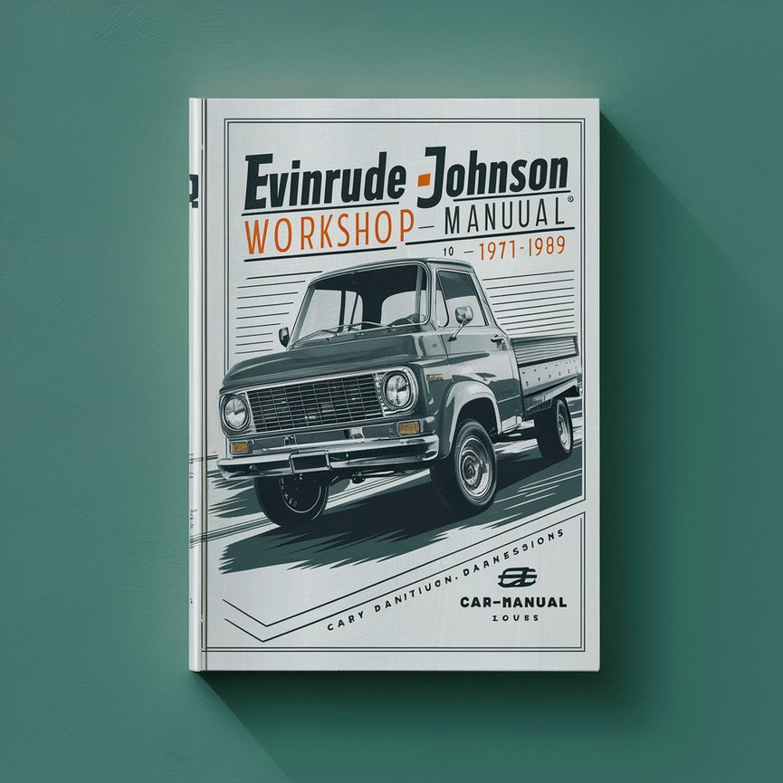 Manuel d'atelier Evinrude Johnson 1- 60 ch 1971-1989