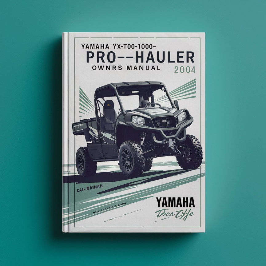 Manuel du propriétaire du Yamaha YXP700-1000-Pro-Hauler 2004 Télécharger PDF